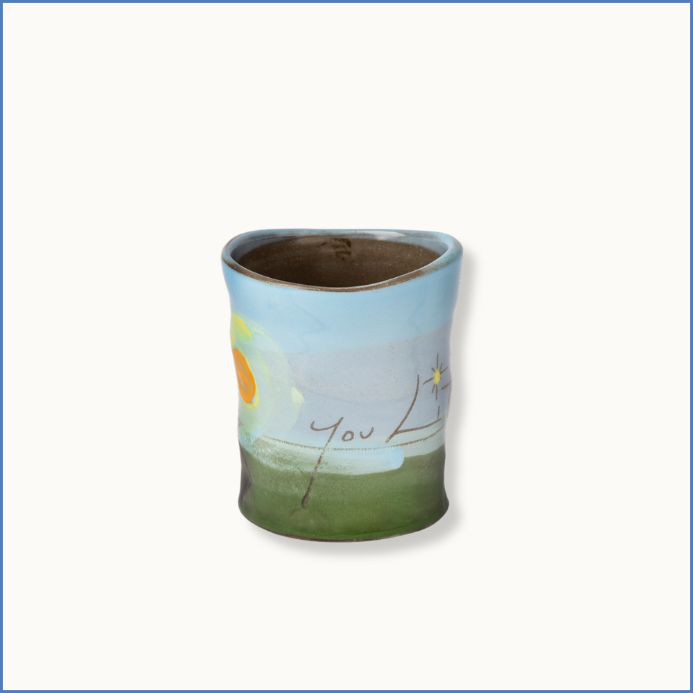 Blue "You lit my way" Fave Mug