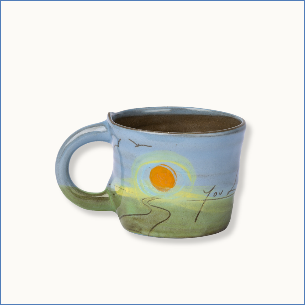 Blue "You lit my way" Classic Mug