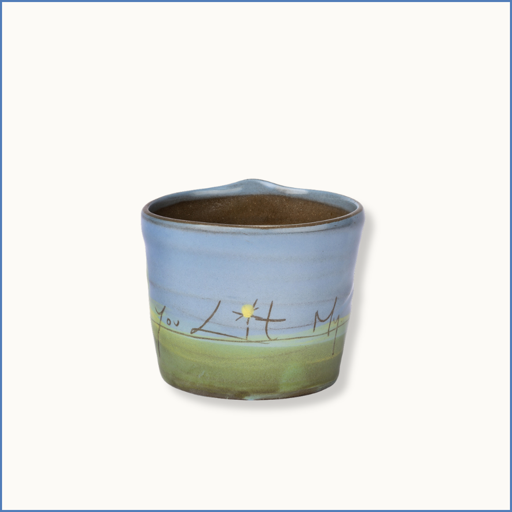 Blue "You lit my way" Classic Mug