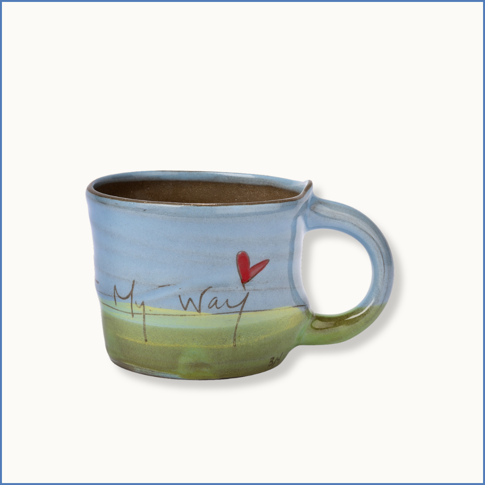 Blue "You lit my way" Classic Mug