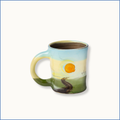 Yellow "Who lit your way?" Fave Mug