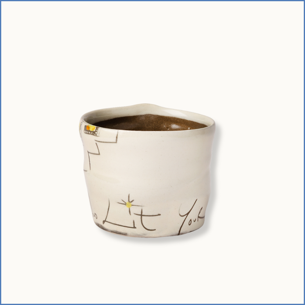 White "Who lit your way?" Classic Mug