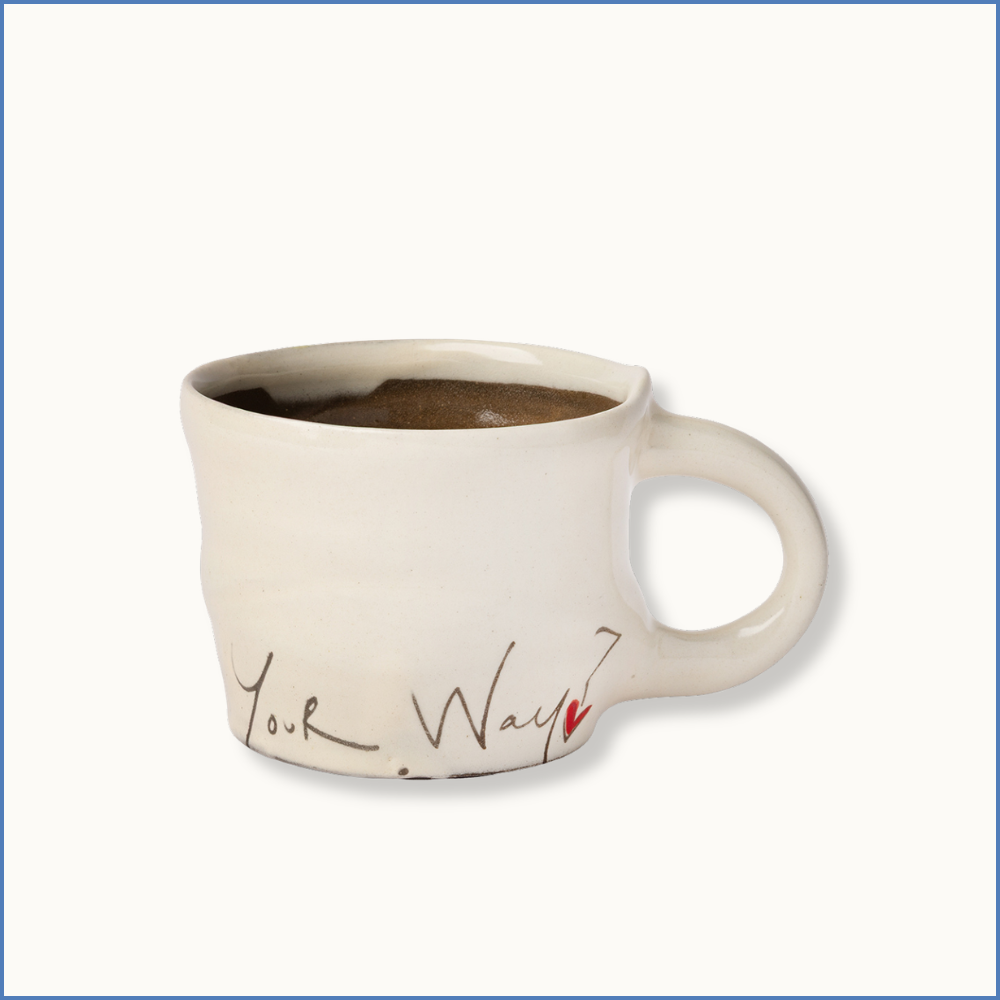 White "Who lit your way?" Classic Mug
