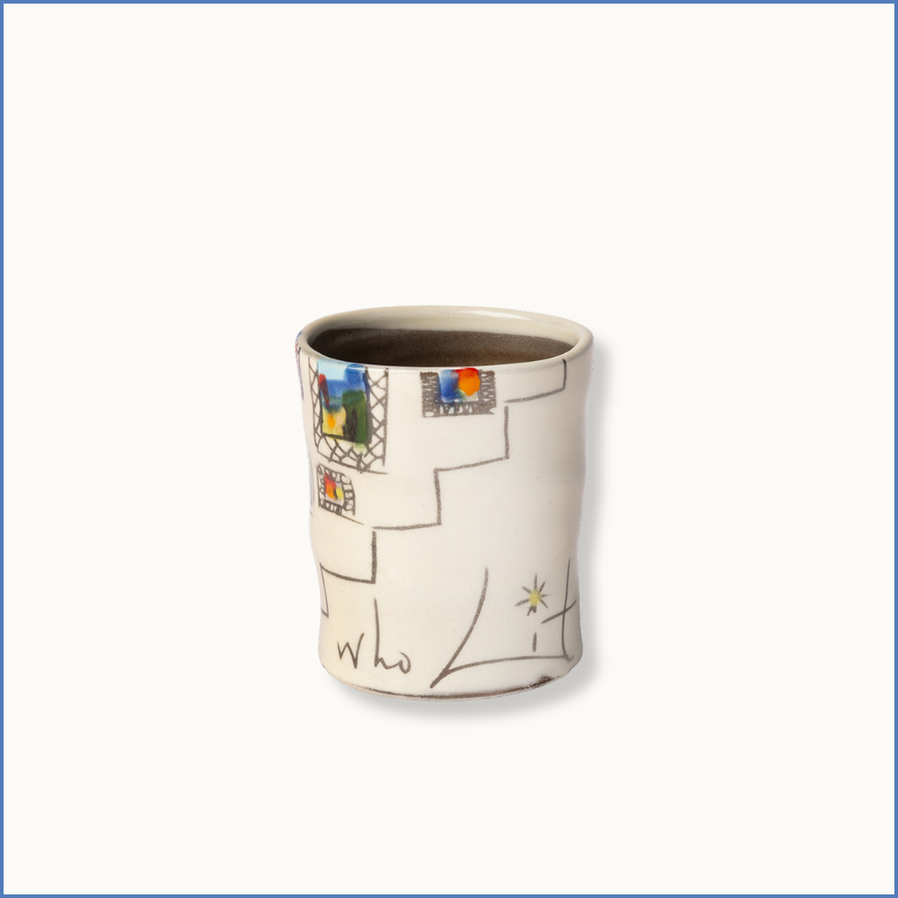 "Who lit your way?" Cup