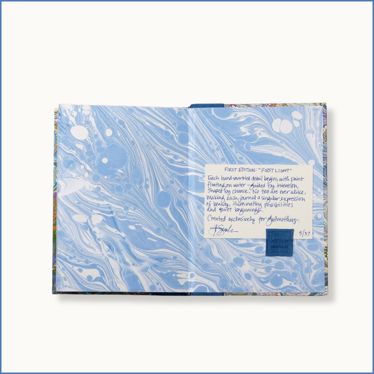 Hand-Marbled Journal