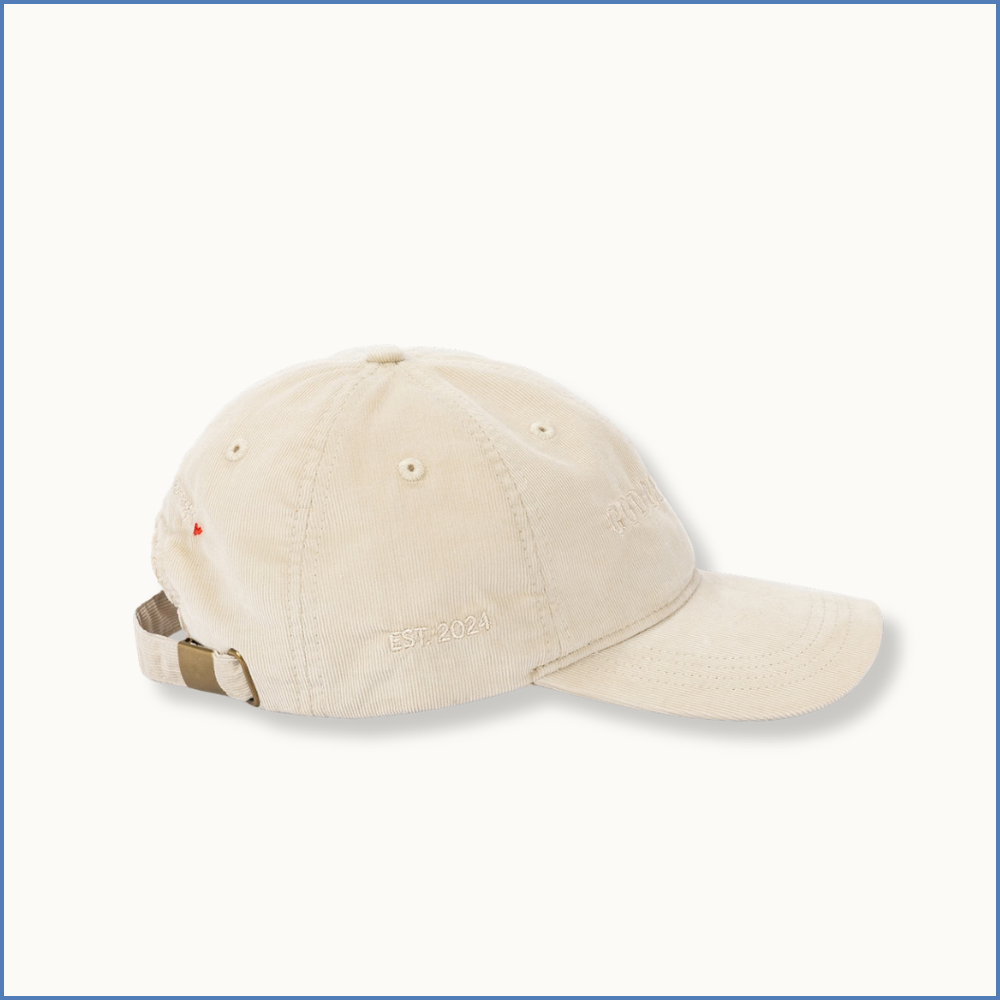 Corduroy Baseball Cap — Stone