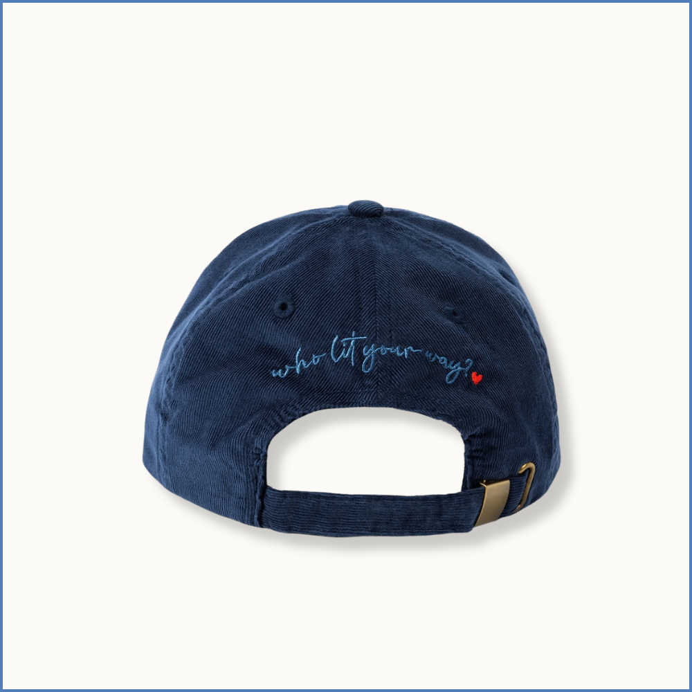 Corduroy Baseball Cap — Navy