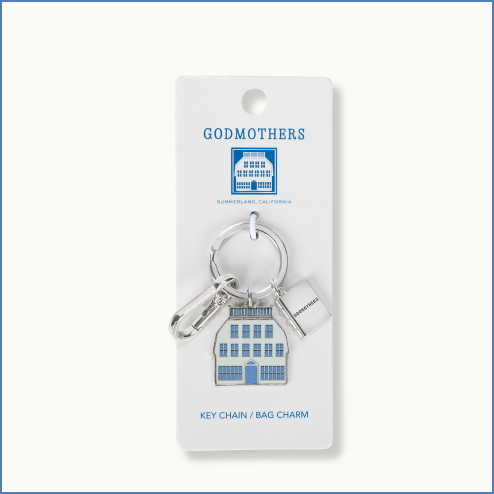 Godmothers Keychain — White