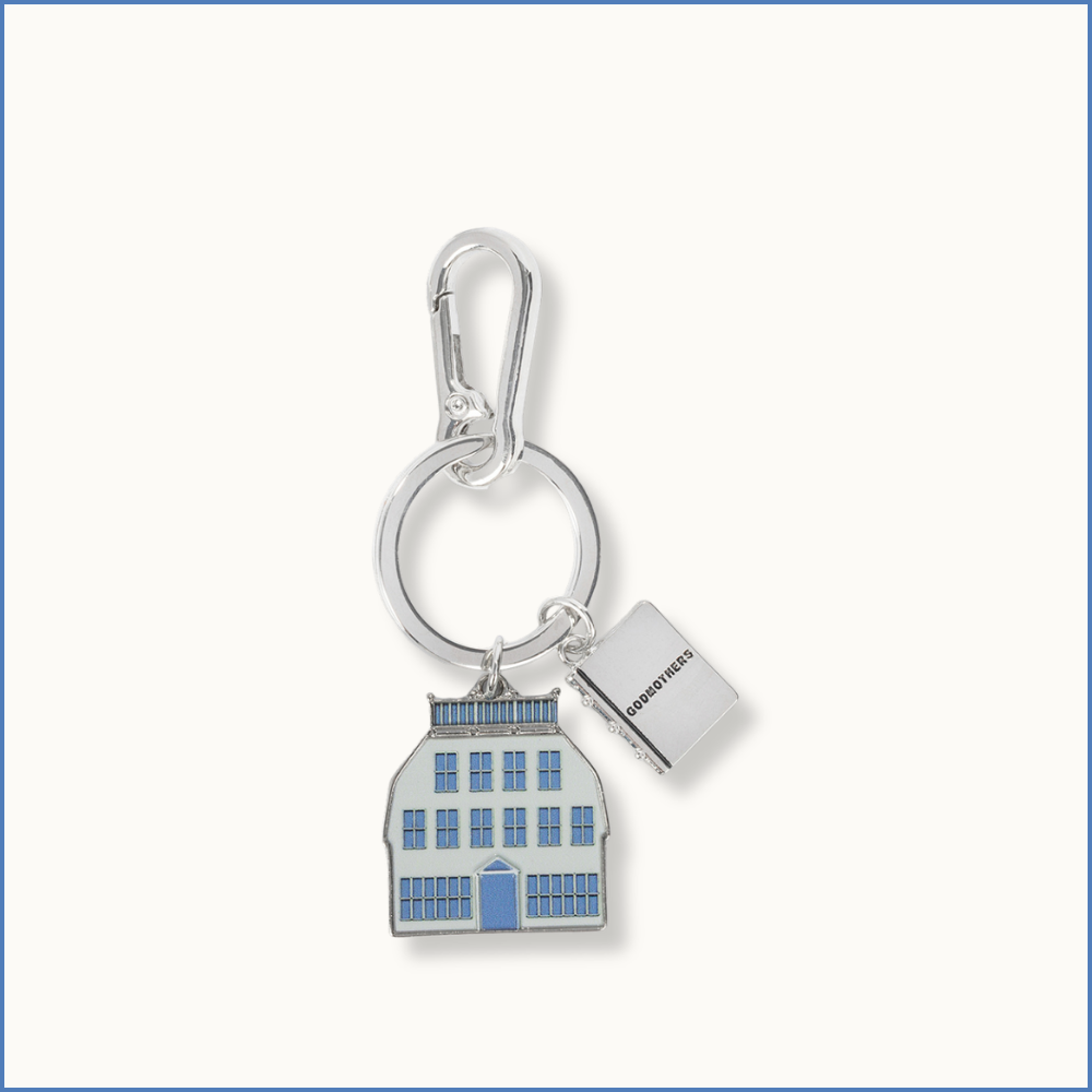 Godmothers Keychain — White