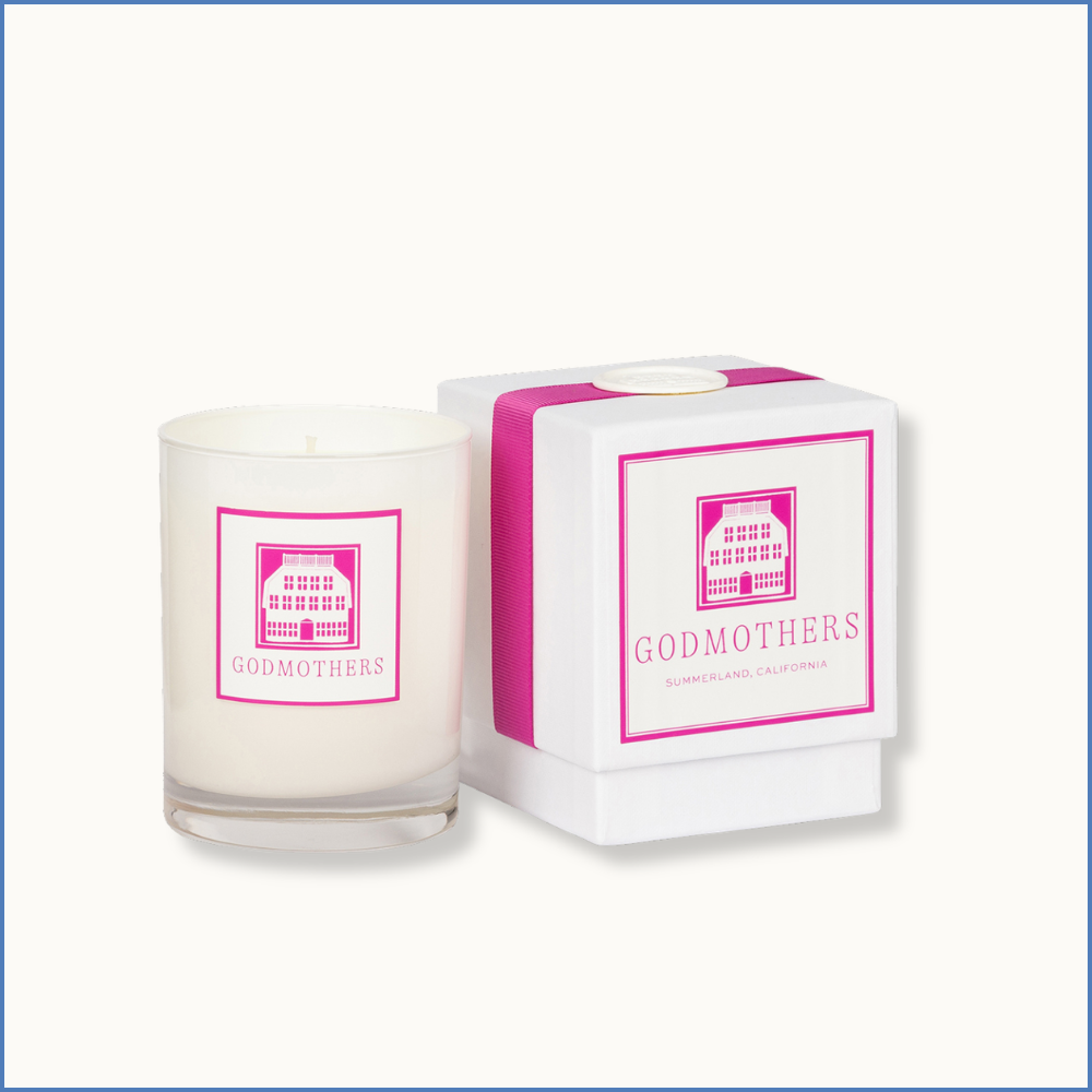 Godmothers Candle in Pink
