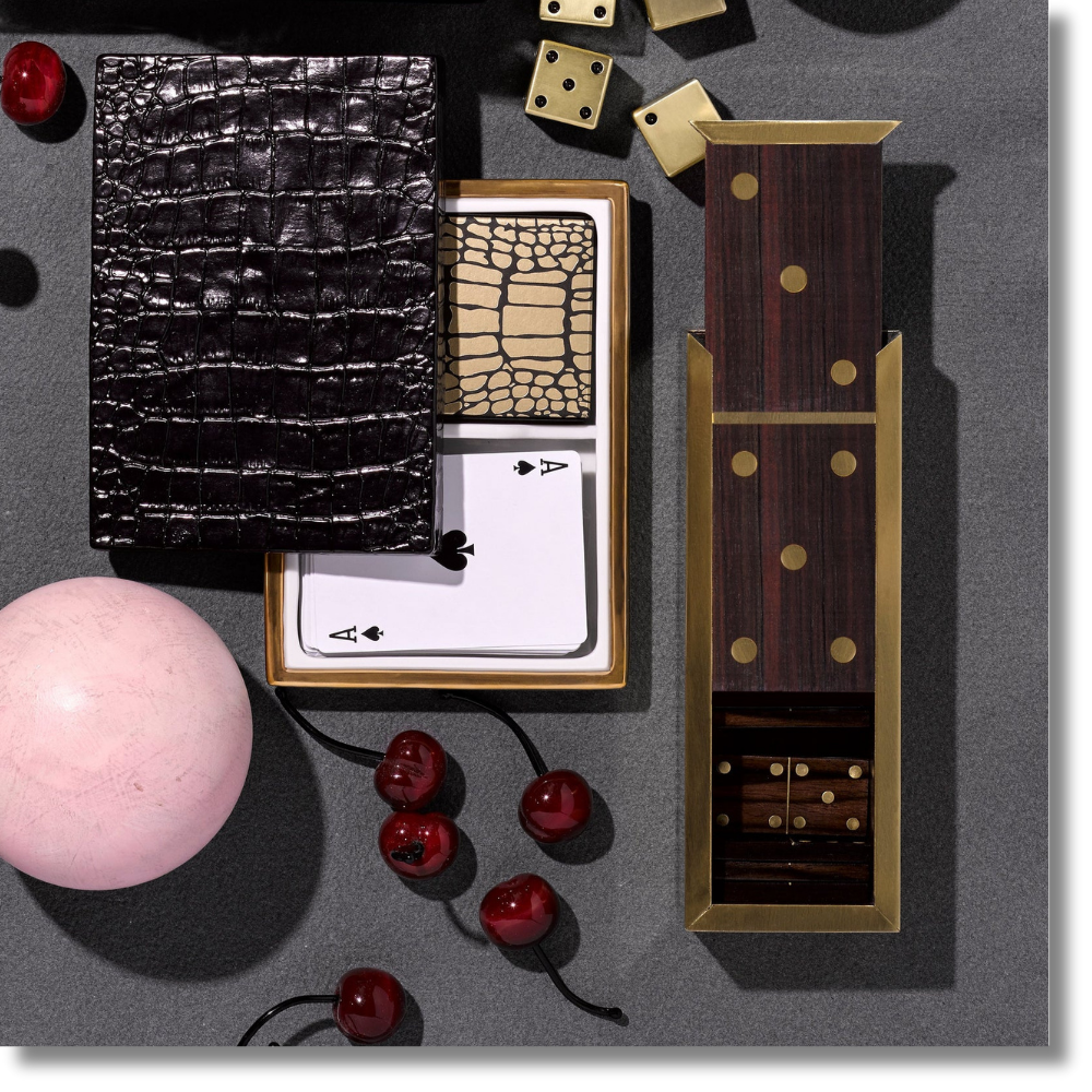 Black Croc Playing Cards