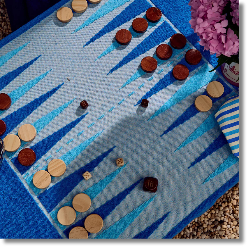 Southampton Beach Board Backgammon