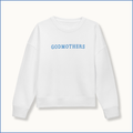 Godmothers Signature Barn Crewneck — White