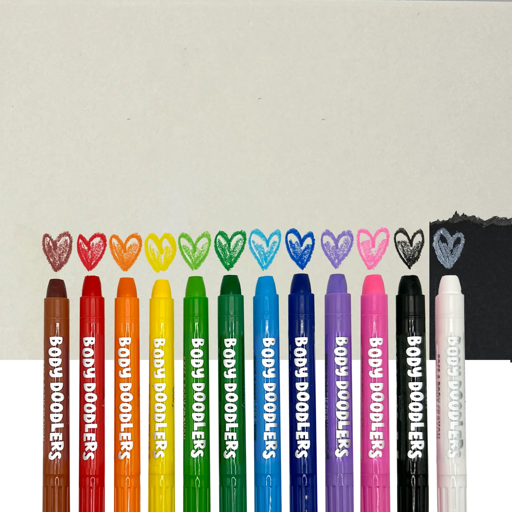 Body Doodlers Face & Body Crayons