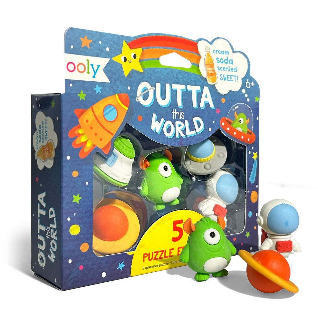 Outta This World Puzzle Erasers