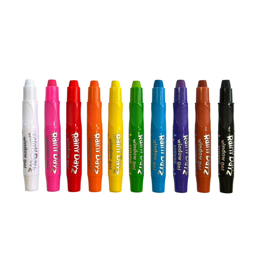 Rainy Dayz Window Gel Crayons