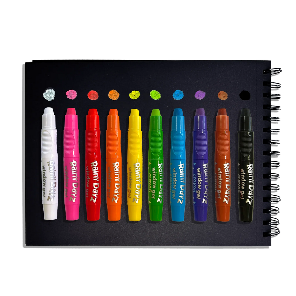 Rainy Dayz Window Gel Crayons