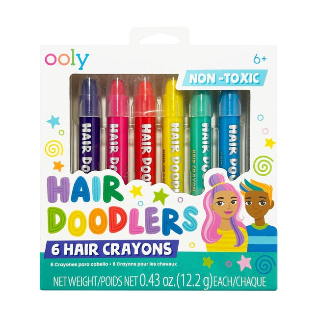 Hair Doodlers Hair Crayons - Set of 6 Colors - Ingram