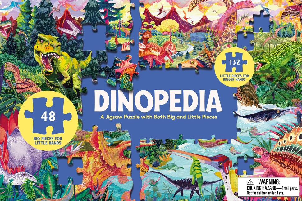 Dinopedia Jigsaw Puzzle a 180-Piece Jigsaw Puzzle: With Both Big and Little Pieces - Ingram