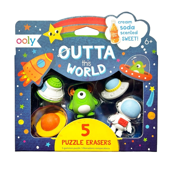 Outta This World Puzzle Erasers - Ingram