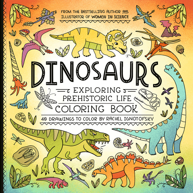 Dinosaurs Coloring Book: 40 Drawings to Color - Ingram