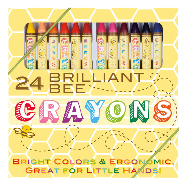 Brilliant Bee Crayons - Set of 24 - Ingram