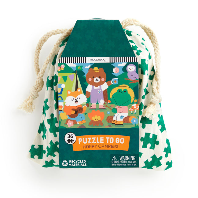 Happy Campers 36 Piece Puzzle to Go - Ingram