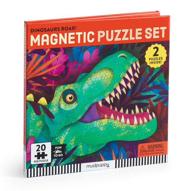 Dinosaurs Roar! Magnetic Puzzle Set - Ingram