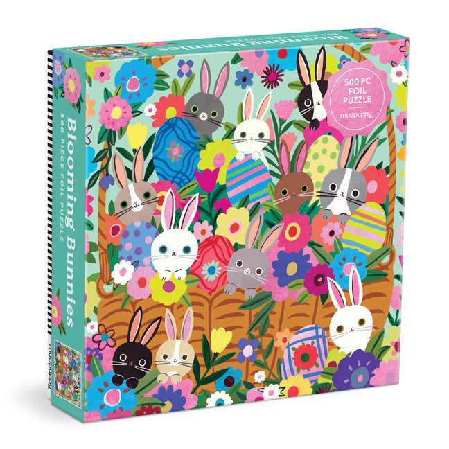 Blooming Bunnies 500 Piece Foil Family Puzzle - Ingram