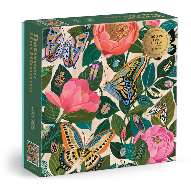 Between the Blooms 1000 Piece Foil Puzzle - Ingram