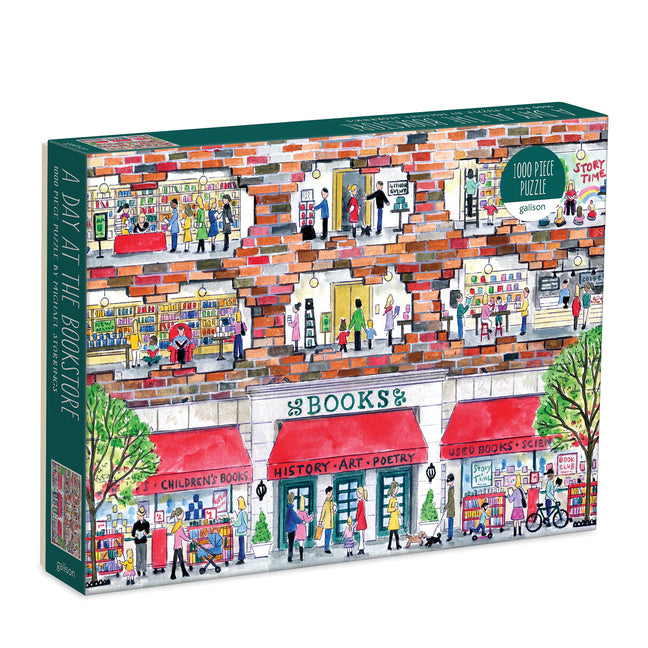 Michael Storrings a Day at the Bookstore 1000 Piece Puzzle - Ingram