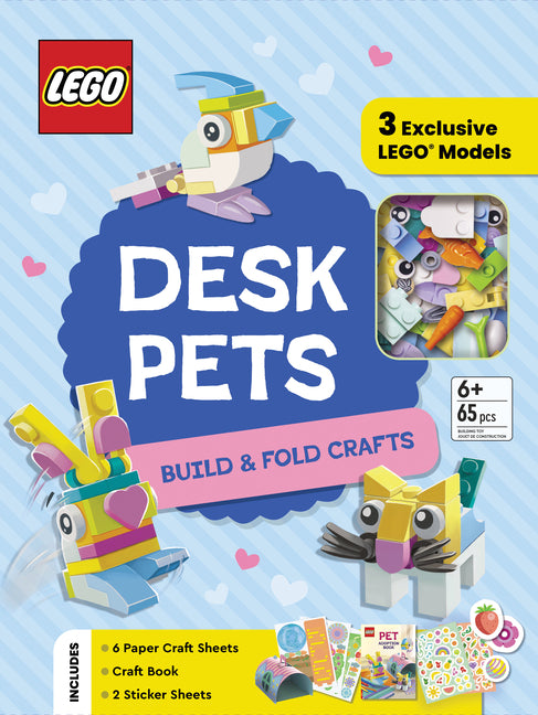 Lego(r) Books. Desk Pets: Build & Fold Crafts - Ingram
