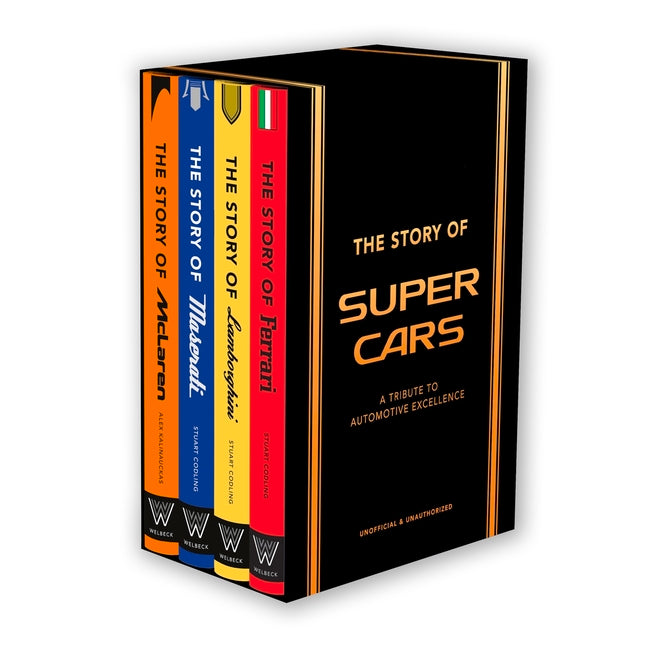 The Story of Supercars Gift Set: A Tribute to Four Automotive Icons - Ingram